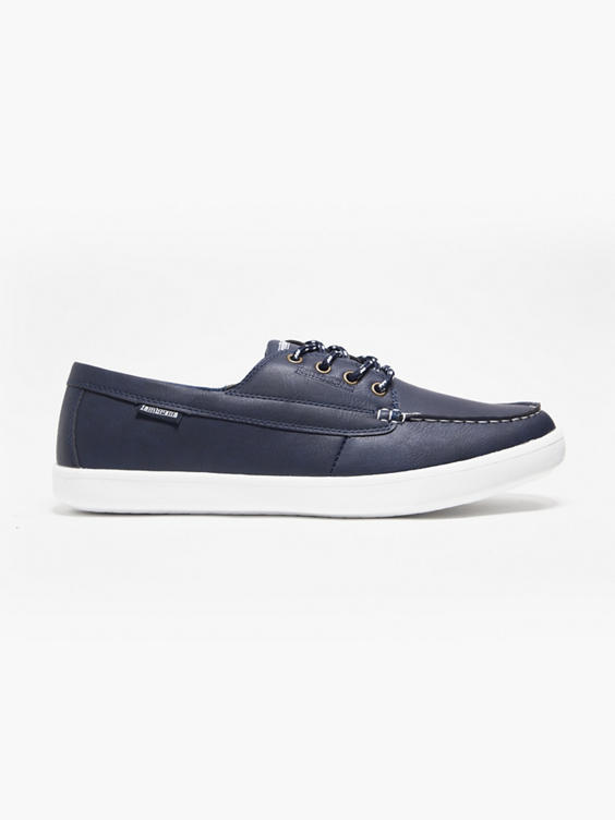 Navy Vulkan Boat Slip On Shoes