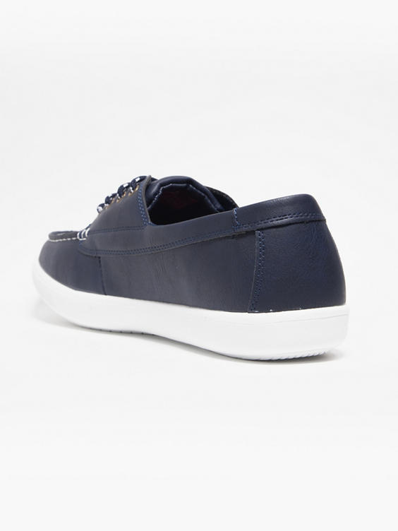 Navy Vulkan Boat Slip On Shoes