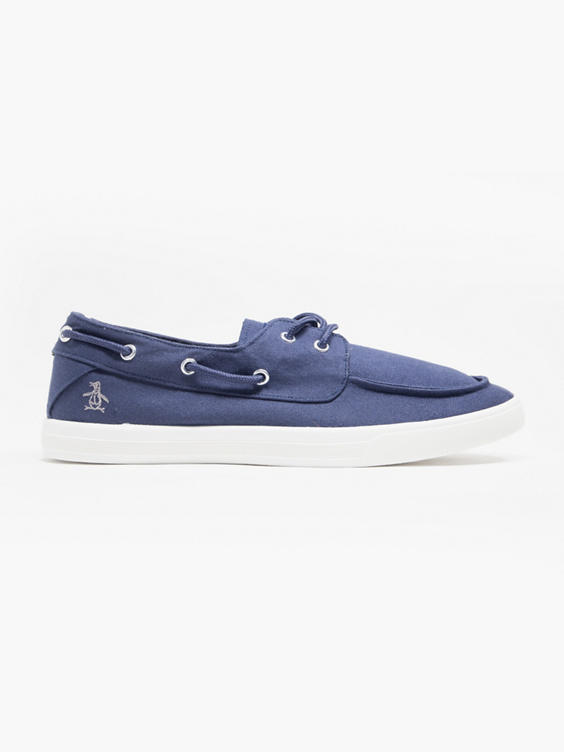 Navy Sailor Slip On Boat Shoe