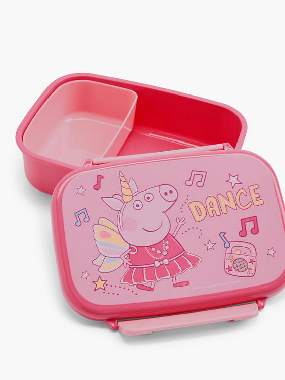 Palleon Peppa Pig Brotdose - BPA-frei Mit 3 Fächern Für Kindergarten & Schule