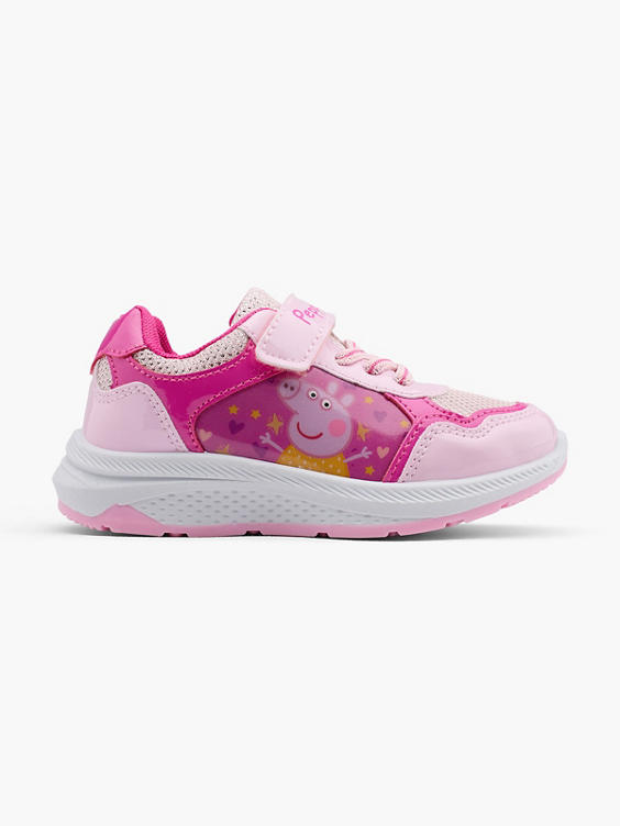 Pink Peppa Pig Velcro Trainers