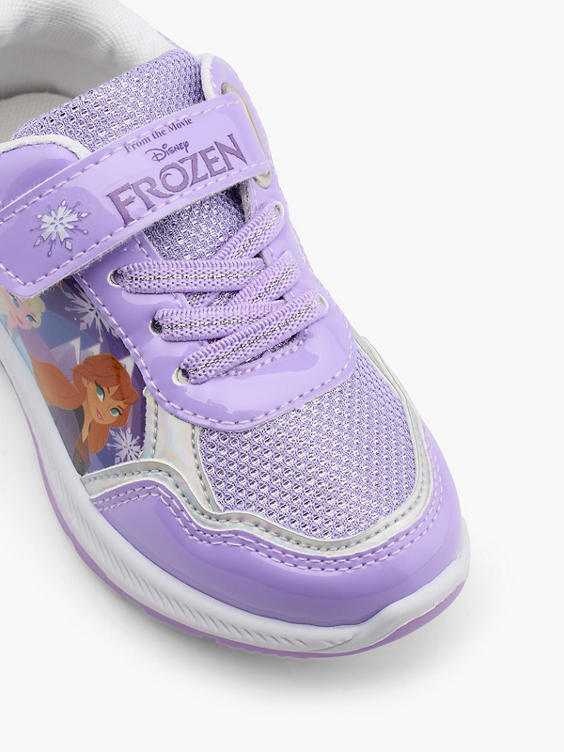 Lilac Frozen II Velcro Trainers