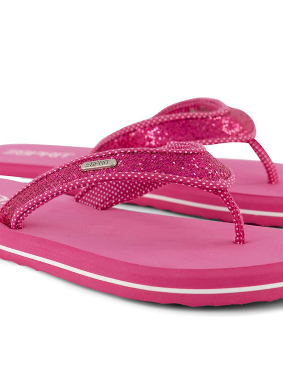 Roze teenslipper