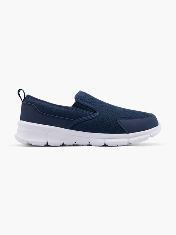New Zeal Navy Slip On Trainers
