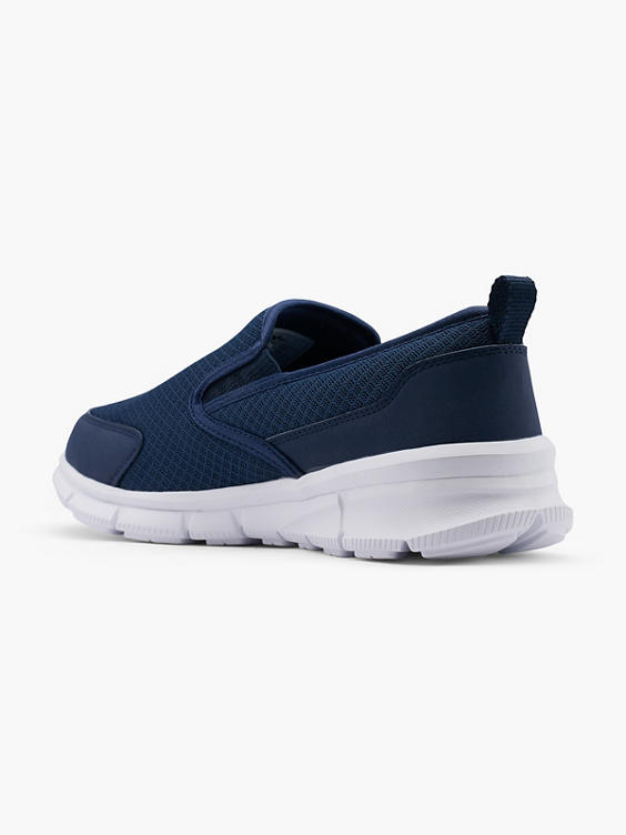 New Zeal Navy Slip On Trainers