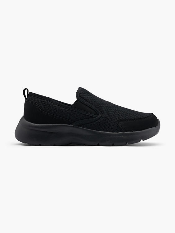New Zeal Black Slip On Trainers
