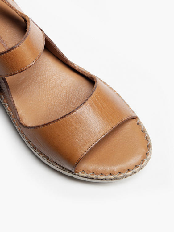Tan Ankle Strap Comfort Sandal 