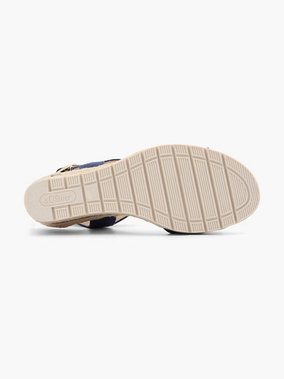 s.Oliver) Keilsandalette in blau | DEICHMANN