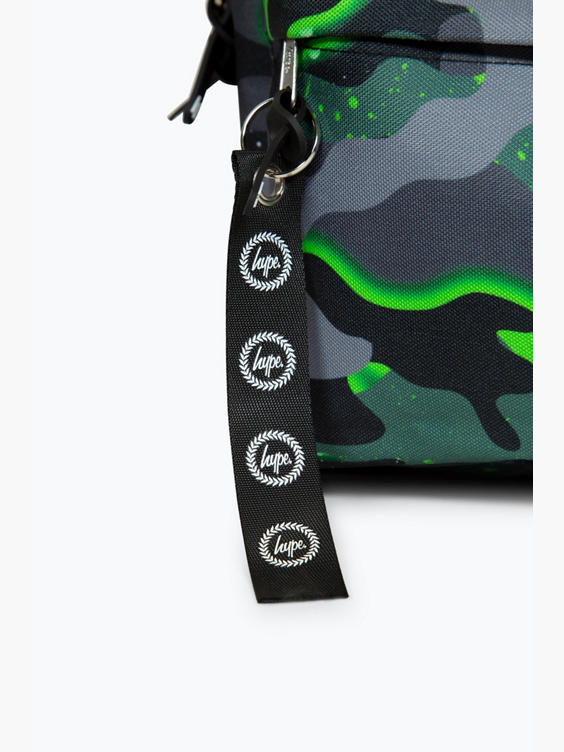 Hype Hype Green Glow Camo Backpack in Multicoloured DEICHMANN