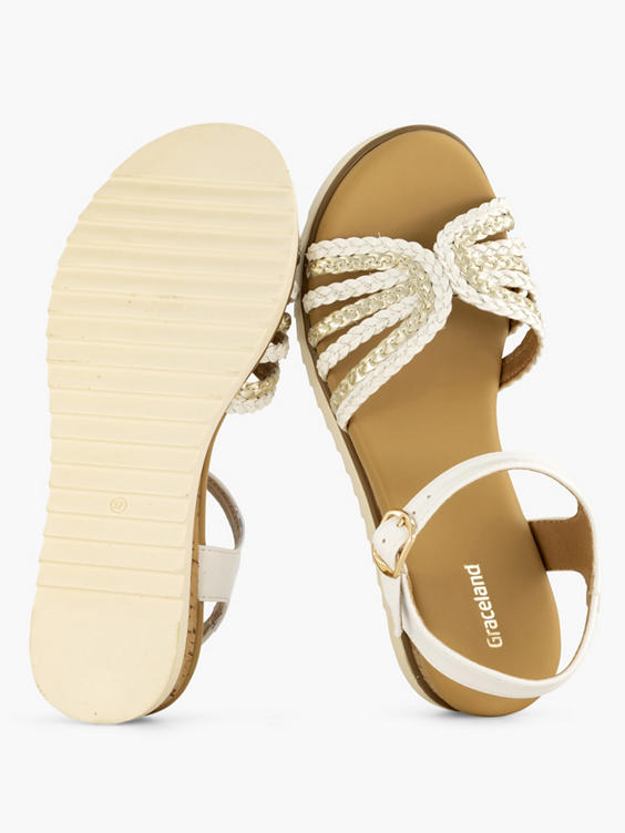 Witte sandaal