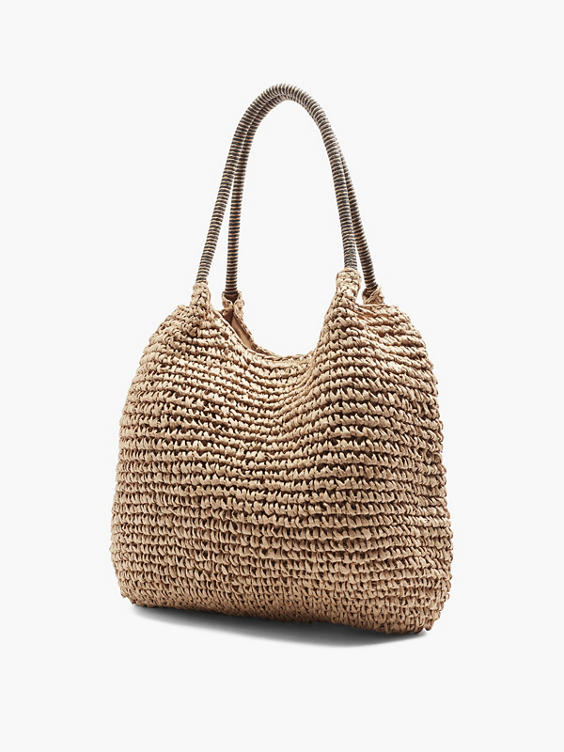 Beige Strandtas