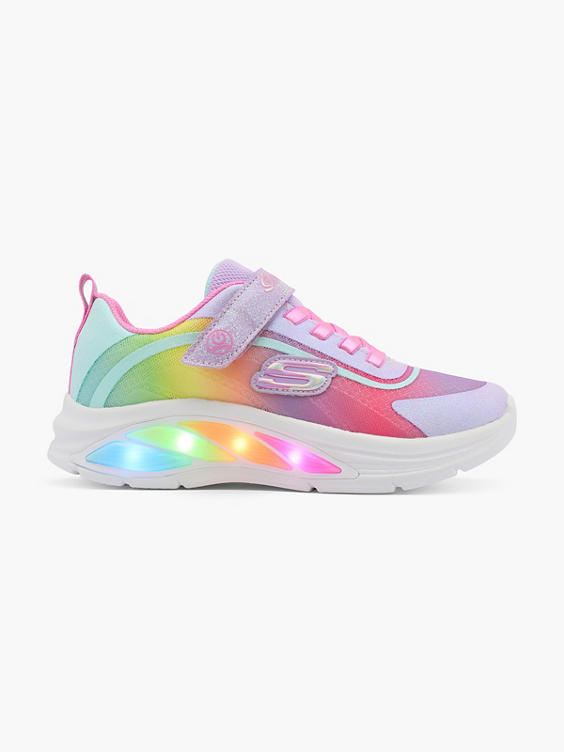 Girls Junior Skechers Light Up Trainers