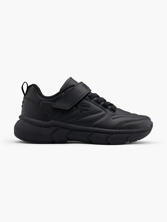 Fila black trainers junior best sale