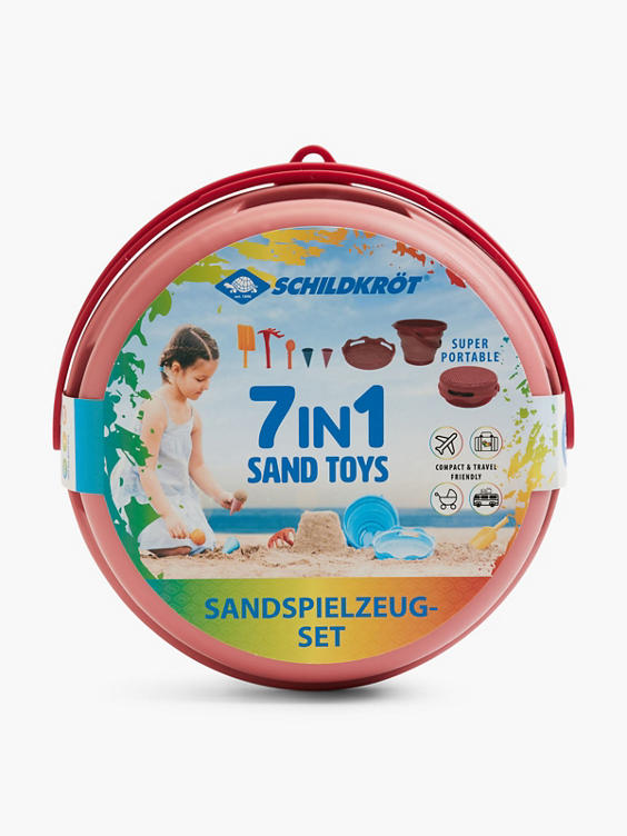 7 in 1 Sand Toys Falteimer Set 