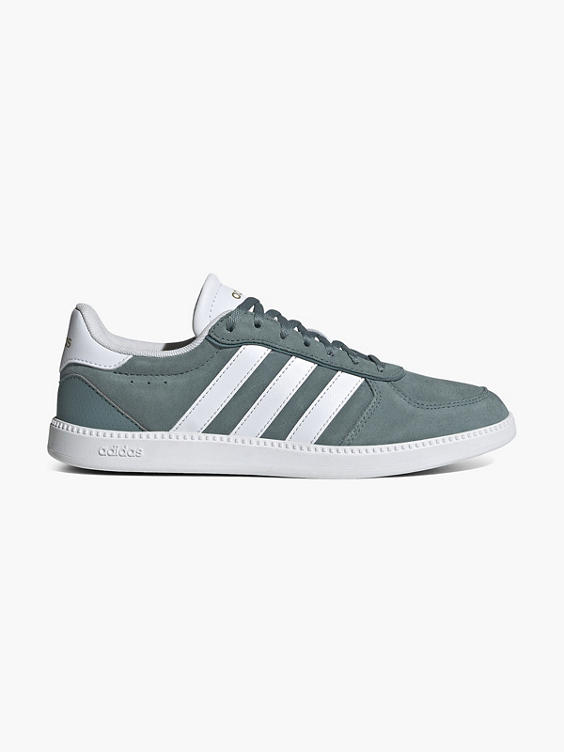 adidas BREAKNET SLEEK SUEDE Ladies Adidas Trainers in Green DEICHMANN