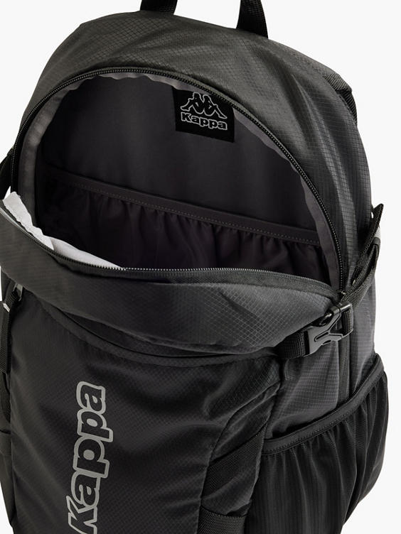 Black kappa backpack best sale