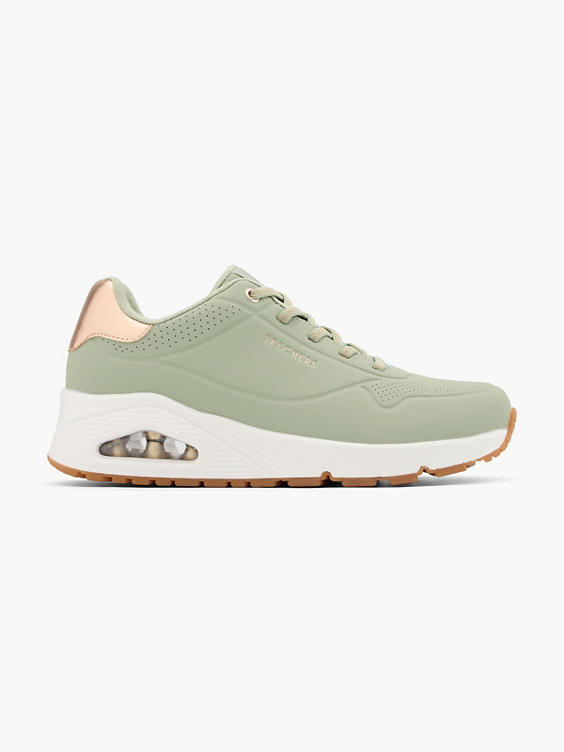 Skechers Ladies Skechers Uno Trainers in Green DEICHMANN