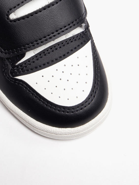 Infant Adidas Break Start CF I Black and White Trainers