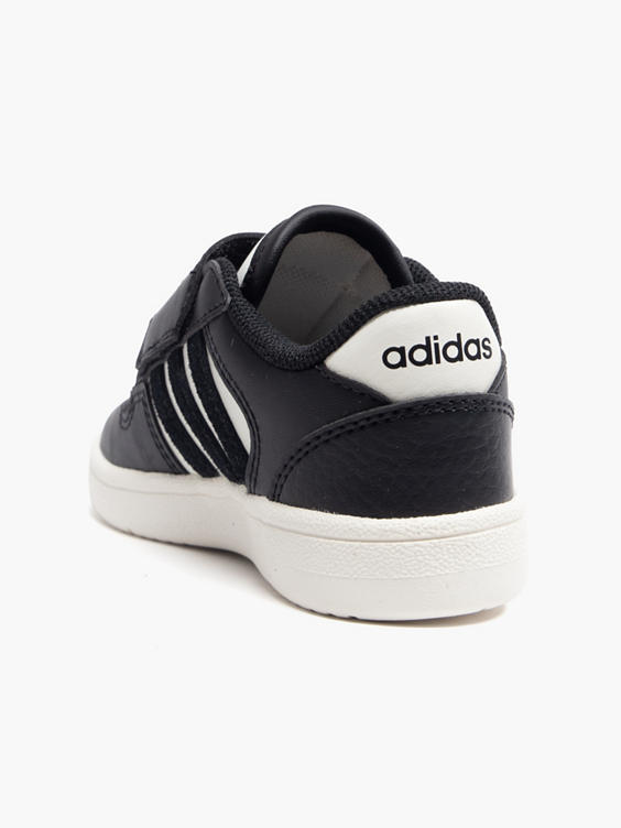 Infant Adidas Break Start CF I Black and White Trainers
