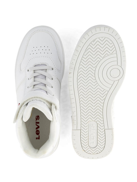 Witte hoge sneaker