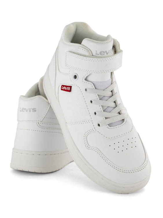 Witte hoge sneaker