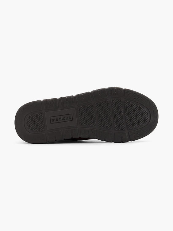 Bruine leren comfort hoge sneaker