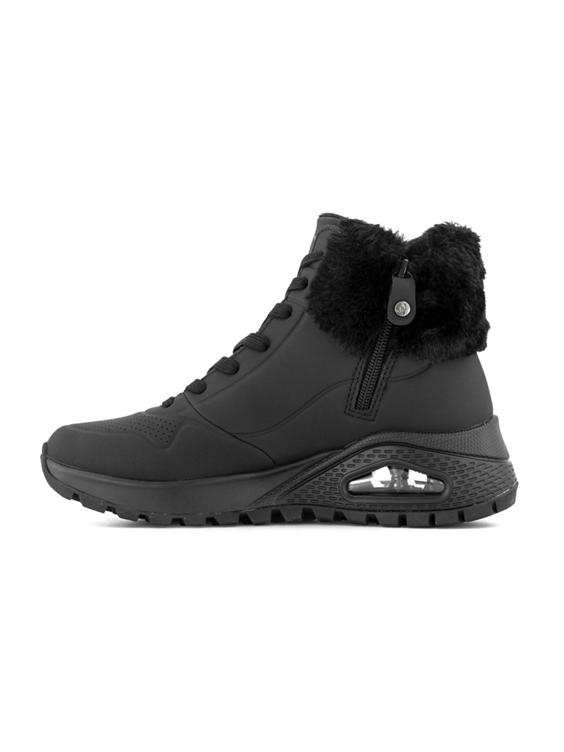 Zwarte veterboot UNO RUGGED - FALL AIR