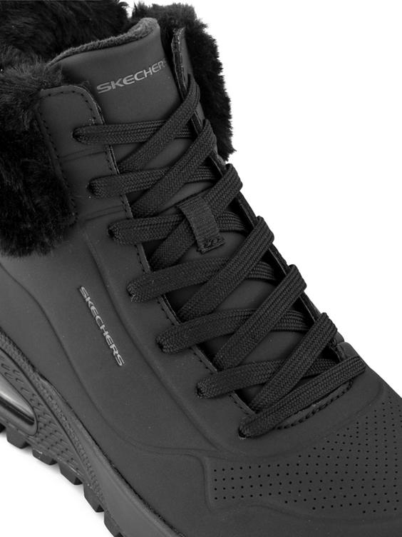 Zwarte veterboot UNO RUGGED - FALL AIR