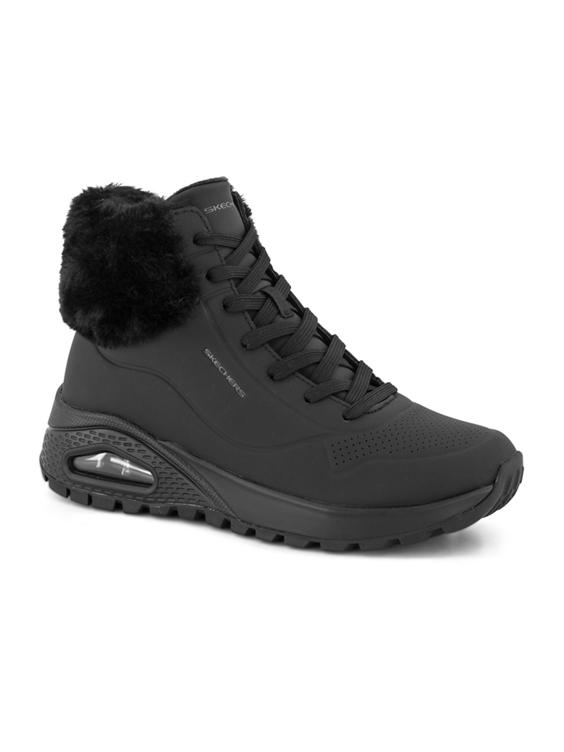 Zwarte veterboot UNO RUGGED - FALL AIR