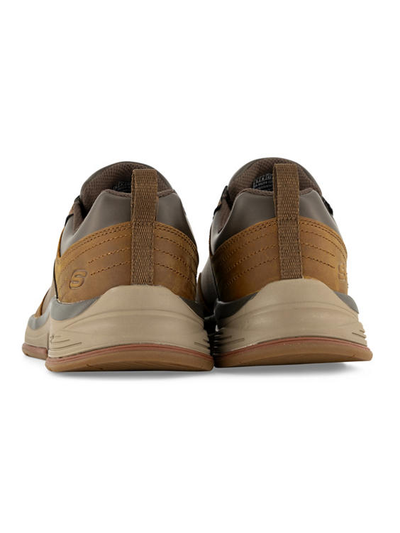 Bruine leren sneaker