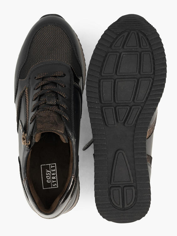 Zwarte comfort sneaker