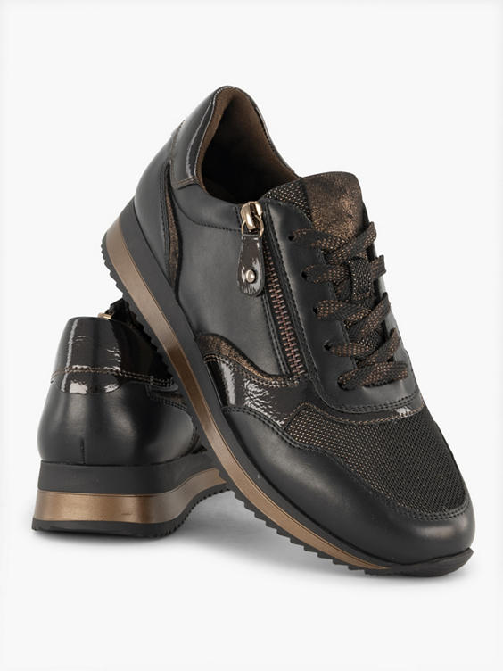 Zwarte comfort sneaker