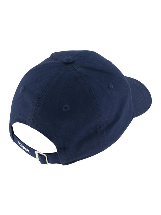 Blauwe Kappa Metal Logo Cap