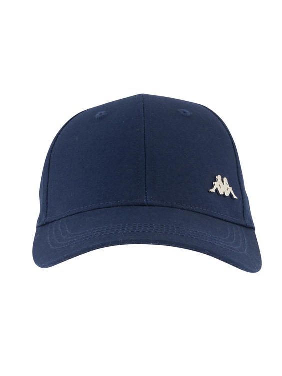 Blauwe Kappa Metal Logo Cap