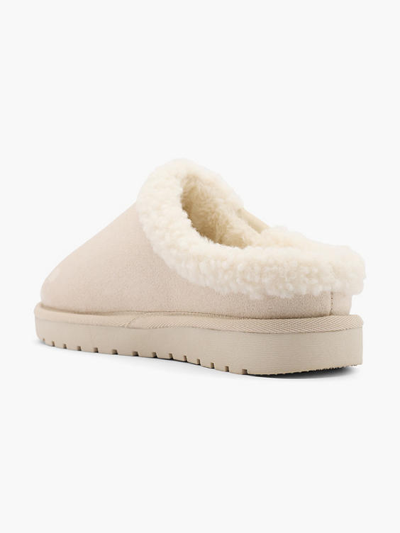 Beige pantoffel 