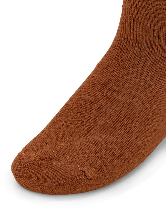 Bruine sokken mt 35-38 5 pak