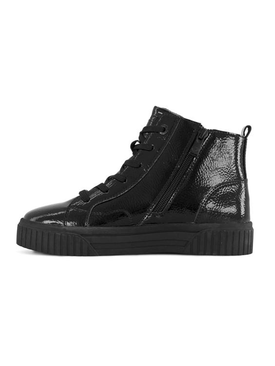 Zwarte hoge sneaker