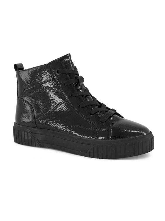 Zwarte hoge sneaker