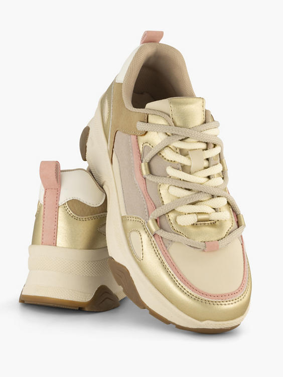 Gouden chunky sneaker 