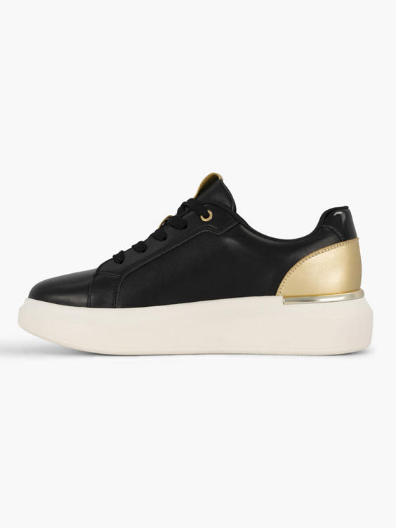 Zwarte platform sneaker