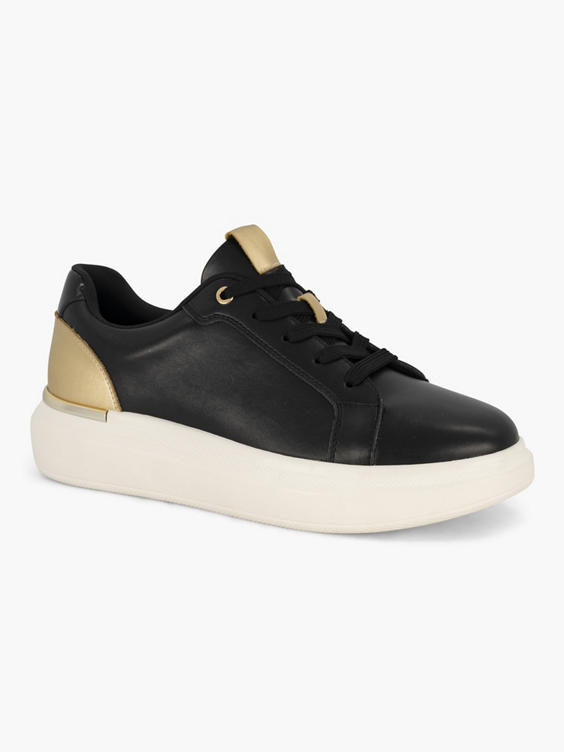 Zwarte platform sneaker