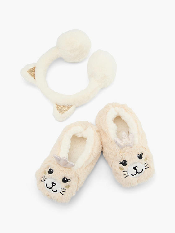 Set aus Ohrenwärmern und ABS Socken 