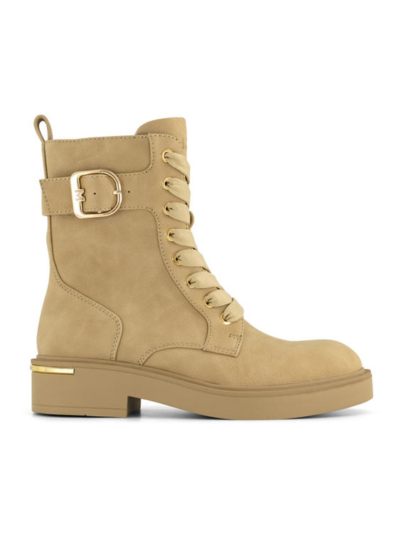 Beige veterboots