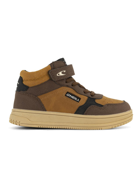 Bruine hoge sneaker