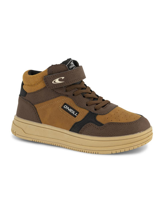 Bruine hoge sneaker