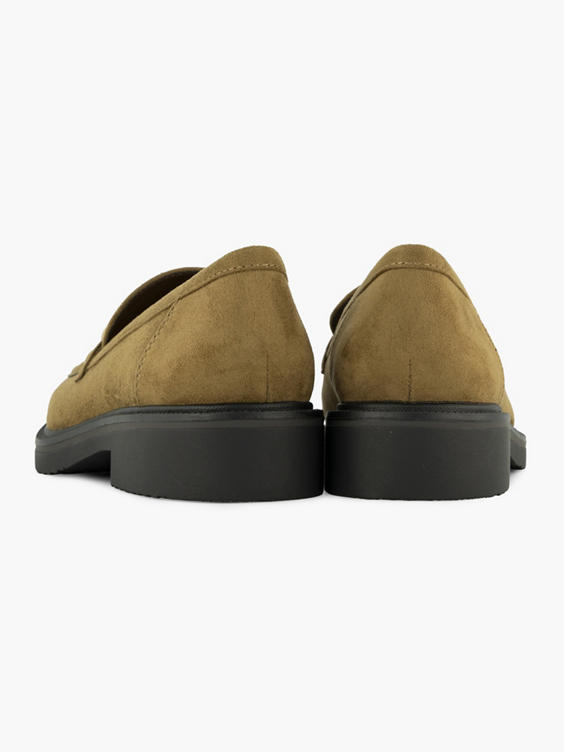 Lichtbruine loafer sierketting