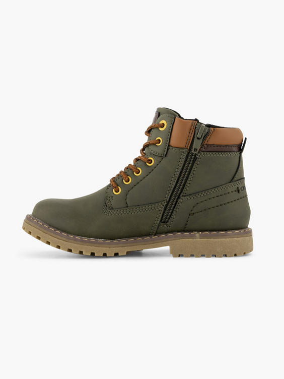 Groene veterboots