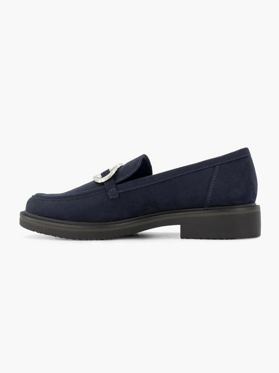 Blauwe loafer sierketting