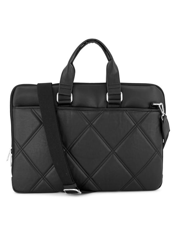 Zwarte laptoptas