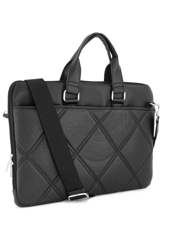 Zwarte laptoptas